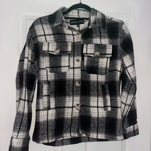Kendall & Kylie Plaid Jacket